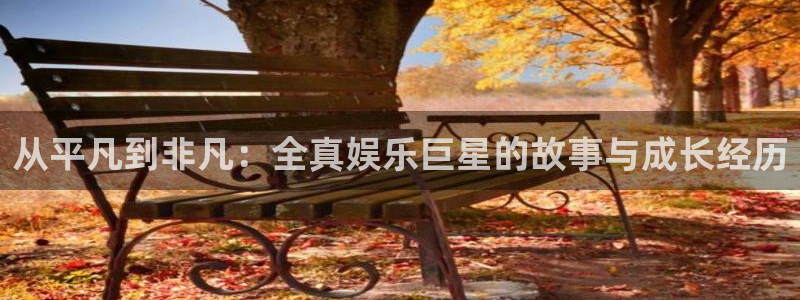 益达娱乐官网：从平凡到非凡：全真娱乐巨星的故事与成长经历